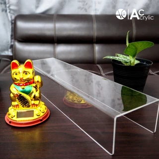 ชั้นวางโมเดล ชั้นอะคริลิค ชั้นวางของ ทรง U ขนาด ก9xย38xส6cm. หนา 2 มิล (U3)
