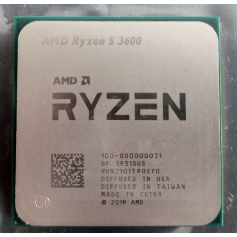 AMD AM4 Ryzen5 3600 3.6GHz 6Cores 12Threads Socket AM4