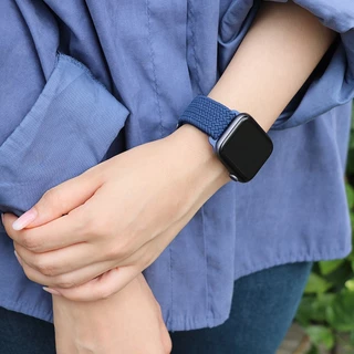 เหมาะสำหรับ iwatch S11/10/9/8/7/se/6/5/4/3/2/1 สายนาฬิกาสไตล์ถักไนลอน 38mm40mm41mm42mm44mm45mm49mm46mm