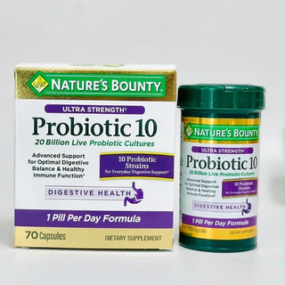 Nature’s Bounty Ultra Strength 20 Billion Probiotic 70 Capsules