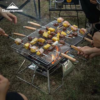 เตาปิ้งย่างCampingmoon รุ่นMT-02,MT03 พร้อมกระเป๋าจัดเก็บ ของแท้100%