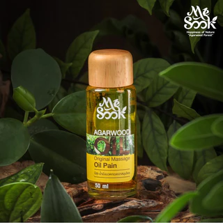 MESOOK Agarwood Herbal Oil Original น้ำมันกฤษณาสมุนไพรสูตรต้นตำหรับ (สูตรร้อน) ลดอาการปวด ซึมซาบดี