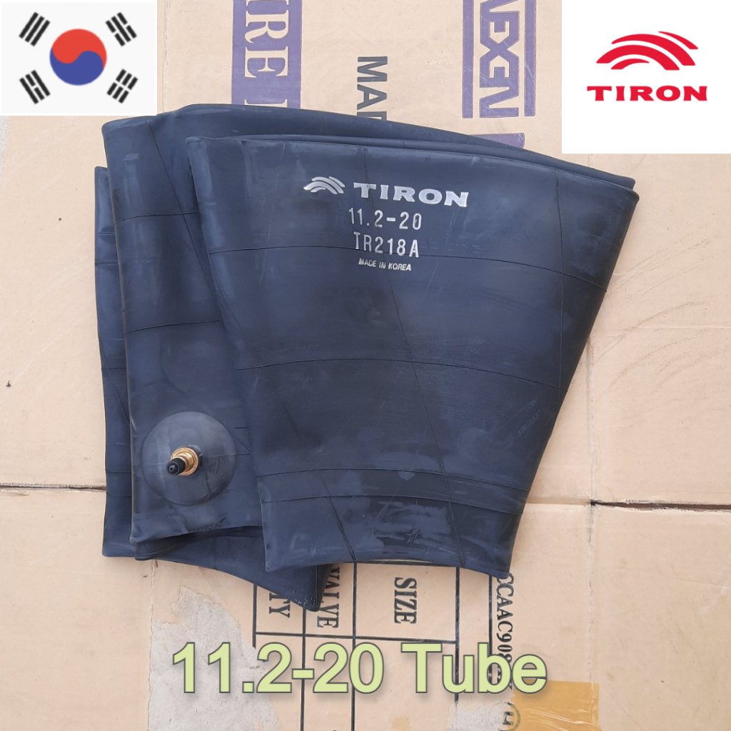 TIRON ยางในรถไถขอบ 20 นิ้ว 11.2-20 คุณภาพสูงจากเกาหลี สำหรับรถไถ รถแทรกเตอร์ คูโบต้า ยันม่า นิวฮอลแล