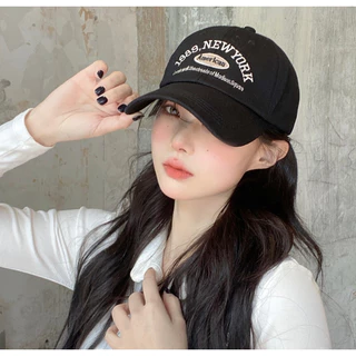 💕ivy หมวกแก๊ปเบสบอล ปัก New york (B78) หมวกแฟชั่นเกาหลี กันแดด แนว sport กีฬา