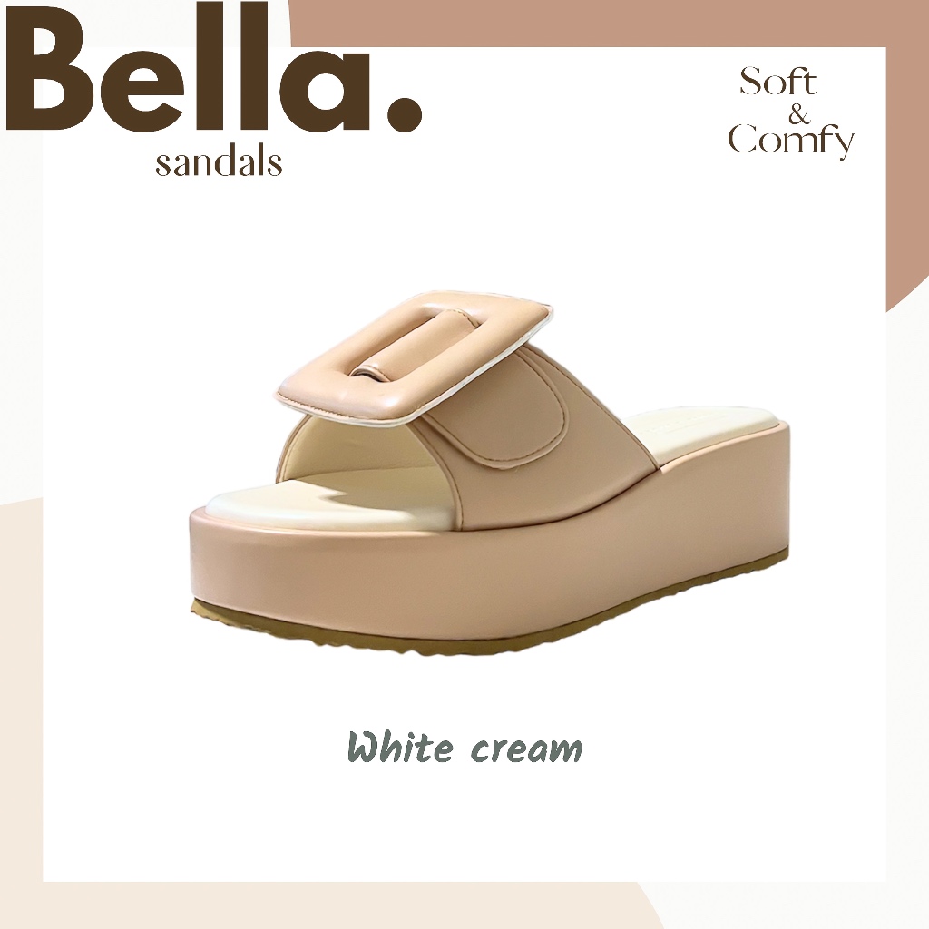 BELLA SANDALS : รองเท้าแตะ หนังนุ่ม!! ช่วยซัพพอร์ตเท้าใส่สบายยิ่งกว่ารองเท้าเพื่อสุขภาพ "สูง 1.7 นิ้ว"