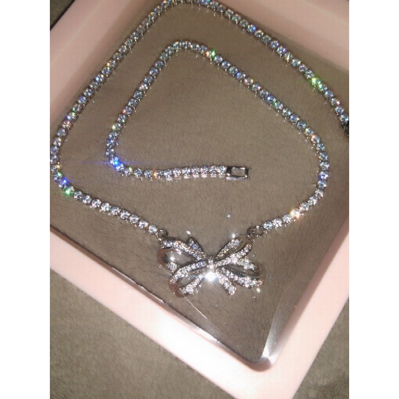 ⚡Sale⚡สร้อยคอพร้อมจี้เพชรCz AAA+