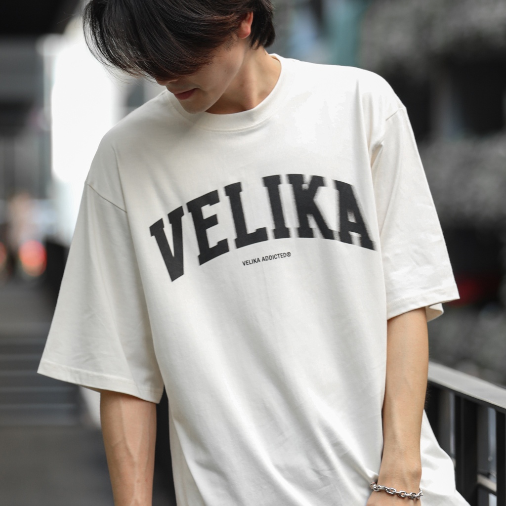 เสื้่อ Oversize เสื้อฟอก "FADE" [Off-White] | Velika™