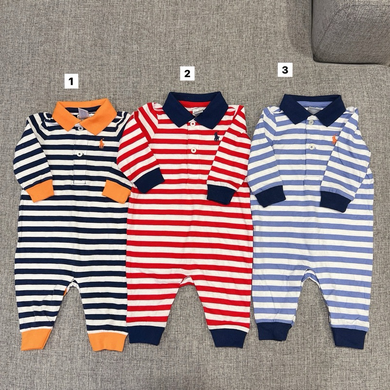 Polo baby ชุดหล่อคอปกลายทาง
