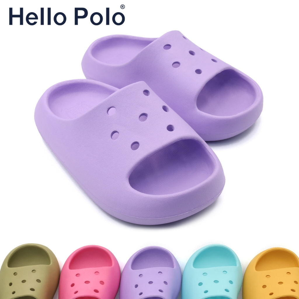 Hello Polo รุ่นHP8013Cรองเท้าเด็ก ในบ้าน ไม่ลื่น รองเท้านุ่ม  HP8013