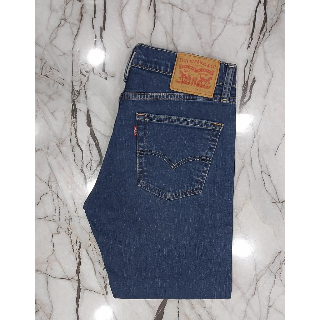กางเกงยีนส์ forลีวาย 511 ทรงขาเดฟ ซิป สีซีด ผ้ายืด 🔔(เอวแจ้งตามวัดจริง)🔔 มีหลาย MADE IN (OL) SL
