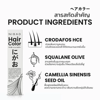 [ฟรี Developer] NIGAO Hair Color S2 Green Tea Brown | นิกาโอะ ครีมเปลี่ยนสีผม ปิดผมขาว สีน้ำตาล กรีนที 100 mL