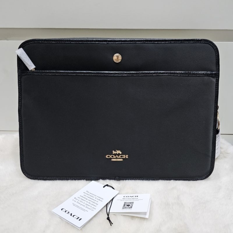 ✔ ของแท้ 100% ✧.* New พร้อมส่ง ✧.* กระเป๋าใส่ Notebook Laptop iPad Coach laptop  bag