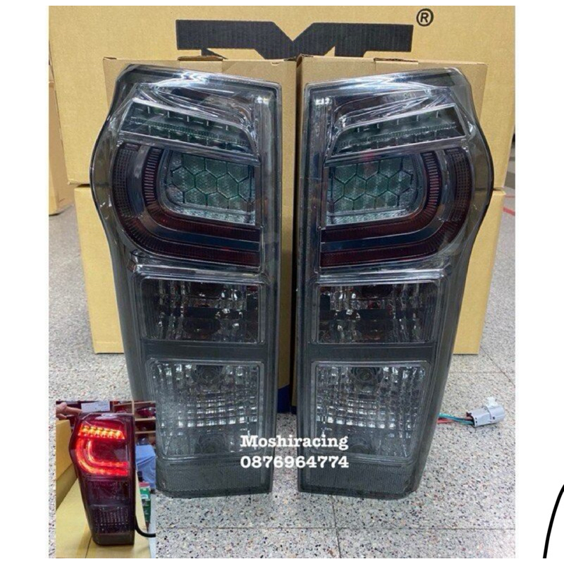 ไฟท้าย ไฟท้ายแต่ง ISUZU ALL NEW DMAX D MAX D-MAX ปี 2012 2013 2014 2015 2016 2017 2018 2019 SMOKE