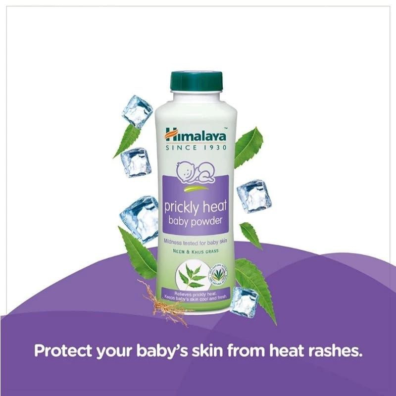 Himalaya prickly Heat baby power 100G -เเป้งเย็นสําหรับเด็ก ช่วยบรรเทา.อาการผดเเละช่วย.ให้ทารกสด ราคา ถูกที่สุด ดีลบีเคเค แกลเลอรีภาพที่ 7