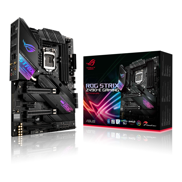MAINBOARD (เมนบอร์ด) 1200 ASUS ROG STRIX Z490-E GAMING WIFI ตัวท็อป พร้อมส่ง