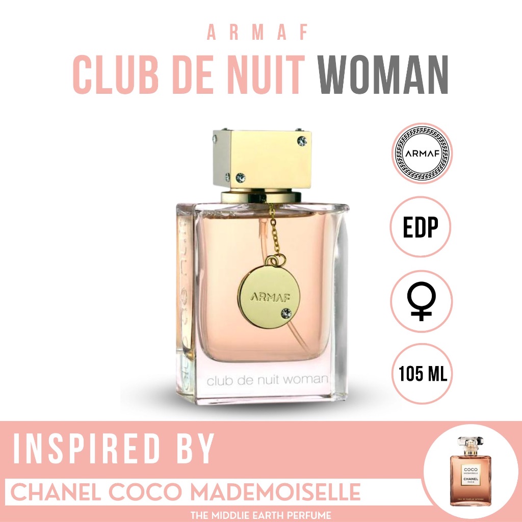 น้ำหอม Armaf Club De Nuit Woman ขนาด 105 ml ติดทน หอมนาน ของแท้100% นำเข้าจาก UAE