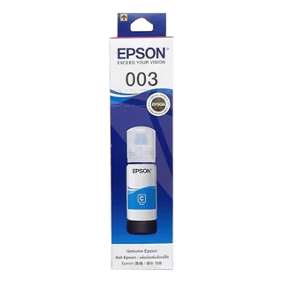 EPSON 003 เอปสัน หมึกแท้ 100% Original 4สี BK, C, M, Y ไม่มีกล่อง ใช้กับเอปสันรุ่น L1110 L1210 L1216 L1250 L1256 L3100