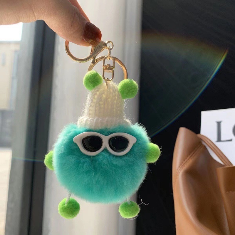(พร้อมส่ง)Su149พวงกุญแจ จี้ตุ๊กตาปอมปอม ประดับปอมปอม ผ้ากํามะหยี่ขนนิ่ม ขนาดเล็ก หลากสี สร้างสรรค์ สําหรับห้อยกระเป๋าเป้ - รูปที่ 4