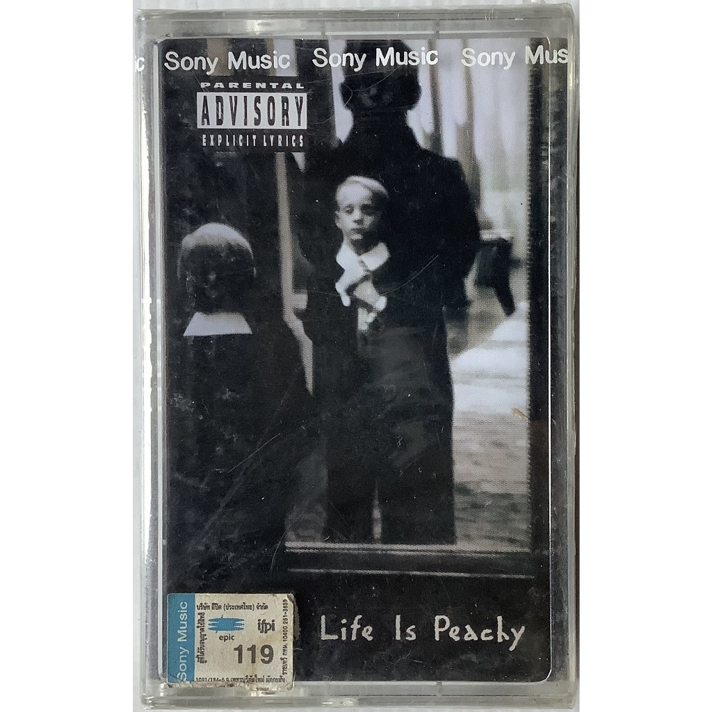 Cassette Tape เทปคาสเซ็ตเพลง Korn อัลบั้ม Life Is Peachy ลิขสิทธิ์ ซีล