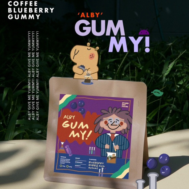 ALBY GUMMY! - เมล็ดกาแฟ Flavour Coffee groggy and friends