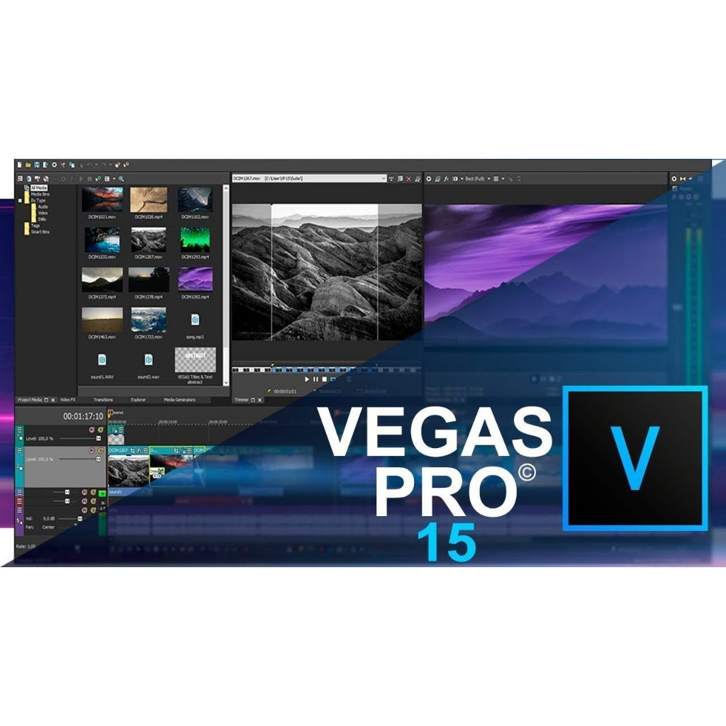 โปรแกรมตัดต่อวีดีโอยอดนิยม Sony Vegas Pro 15 มีวีดีโอสอนการติดตั้ง