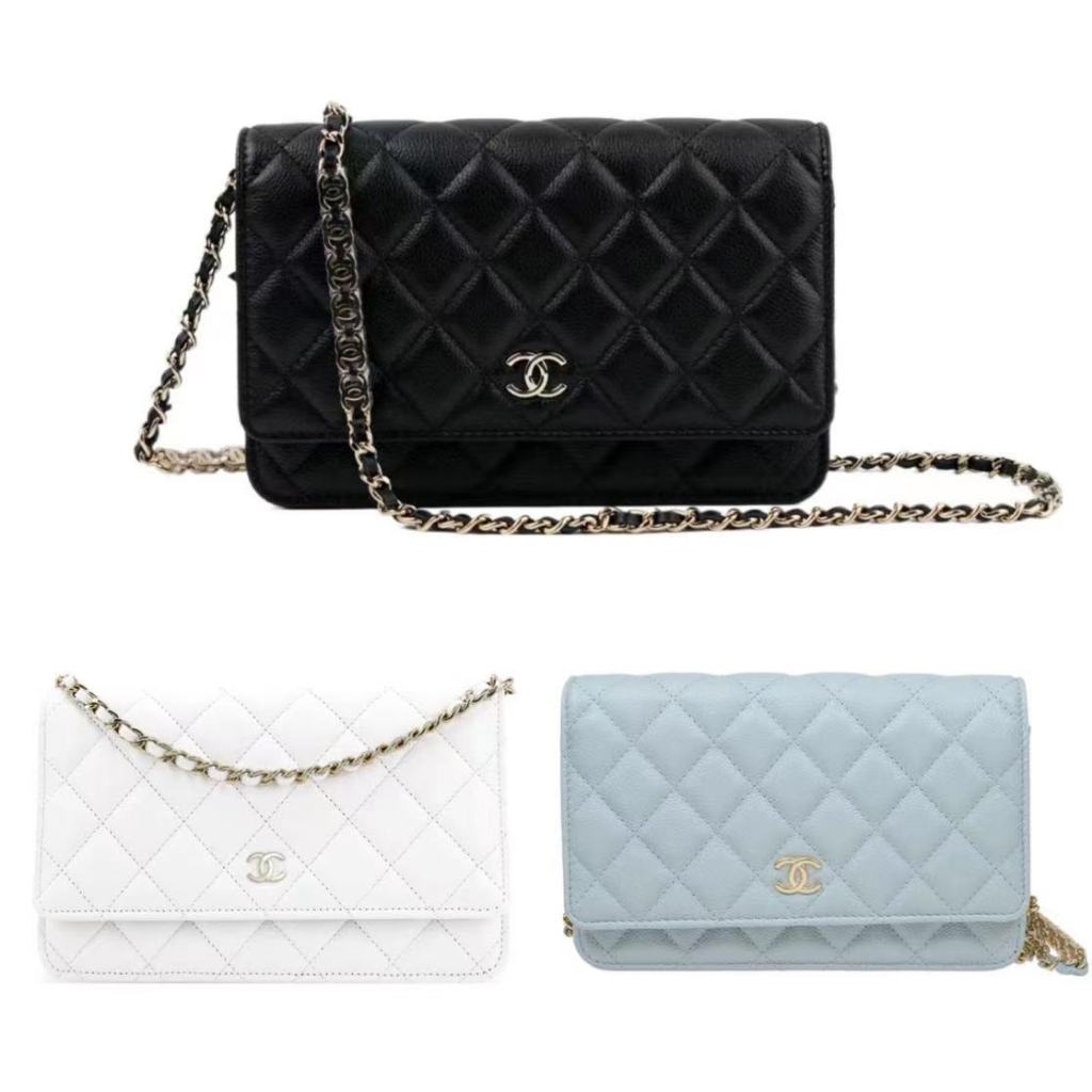 Chanel/New Products/WOC/Chain Bag/Fa Cai Bag/Shoulder Bag/Crossbody Bag/AP2614/แท้ 100%