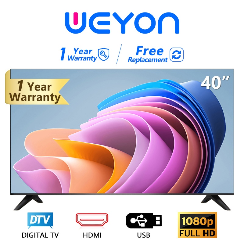 ทีวีดิจิตอล WEYON LED Digital TV ทีวี 32/40 นิ้ว รุ่น GT-40MP