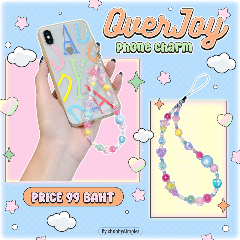 Overjoy Phone charm 🍡🧁 สายคล้องโทรศัพท์ [สินค้าพร้อมส่ง] อ่านรายละเอียดในภาพก่อนสั่งซื้อนะคะ🫶💘