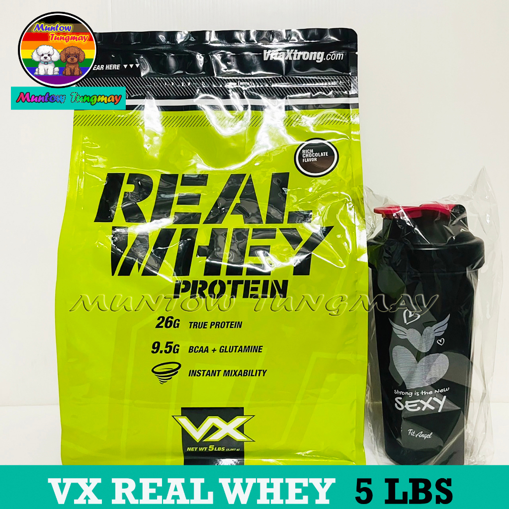 📍ลด 444 โค้ด DDX2JAN📍VX VitaXtrong Real Whey Protein 5 Lbs เวย์โปรตีน เพิ่มกล้ามเนื้อ ลดไขมัน