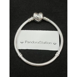 (ของแท้💯 พร้อมส่ง🔥) HIT‼️Pandora Classic Heart Bracelet แพนโดร่าสร้อยข้อมือหัวใจคลาสสิค กำไลหัวใจยอดนิยม ของแท้ มือหนึ่ง