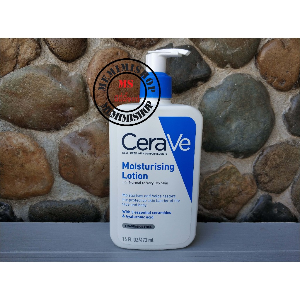 เซราวี CERAVE Moisturising Lotion โลชั่นบำรุงผิว เนื้อสัมผัสบางเบา 473ml.ผลิต20/06/2024