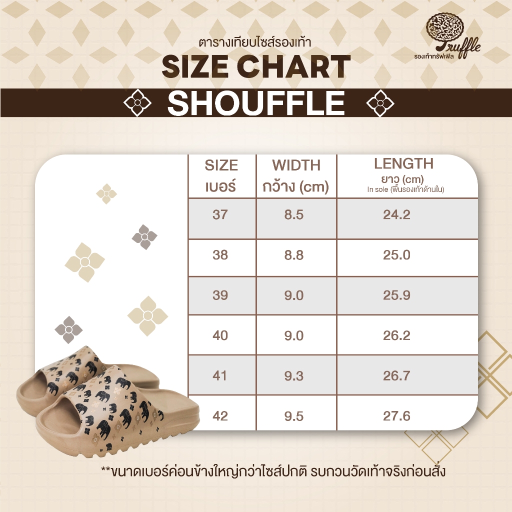 รองเท้า TRUFFLE รุ่น Shoufflé ThaiThai Collection