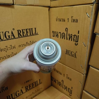 ส่งฟรี 🚙 แก๊สกระป๋อง Buga Gas Refill ขวดใหญ่ 290กรัม แก๊สเติมไฟแช็ค กระป๋องแก๊สพกพา BUGA FLAME