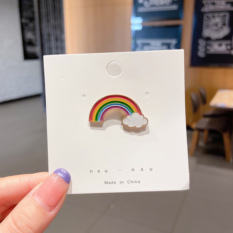 เข็มกลัด pride month สายรุ้ง เมฆ สายฟ้า เครื่องบิน จรวด น่าร้าาากก เข็มกลัดติดเสื้อ ติดกระเป๋า ราคาถูก พร้อมส่งจากไทย