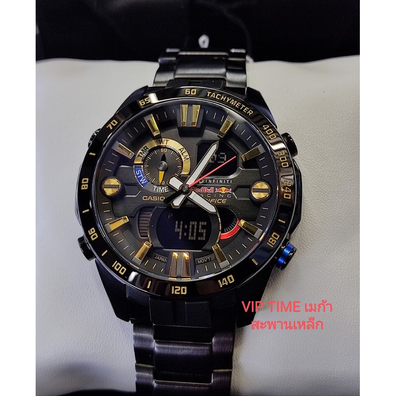 CASIO EDIFICE ERA-201RBK-1A  นาฬิกาข้อมือผู้ชายลิมิเต็ดเอดิชันRed bull Limited INFINITI Red Bull Rac