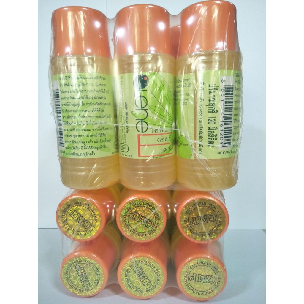 ( แพ็ค 12 ขวด ) น้ำมันมะกอกหอม ผสม วิตามินอี โอลีน-อี/OLENE-E ศิริบัญชา 120 ml.