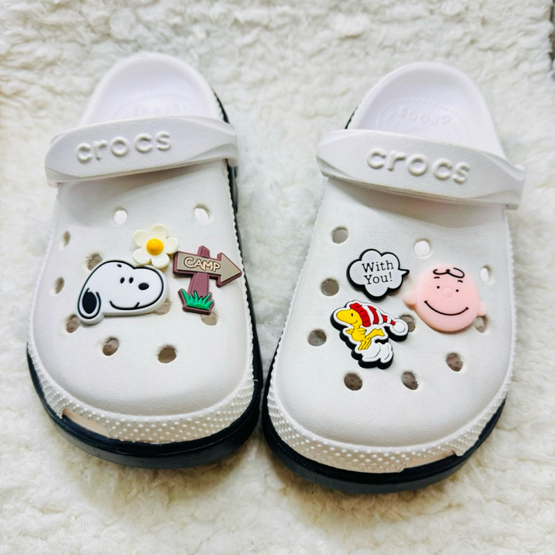JBSet ✨🔆ตัวติดรองเท้ามีรู “สนูปปี้  ชาลี และคุณ ” 🌈👠 shoe Charm “Snoopy &Charlie with you 6 pics.” น่ารักสุดคิ้วท์