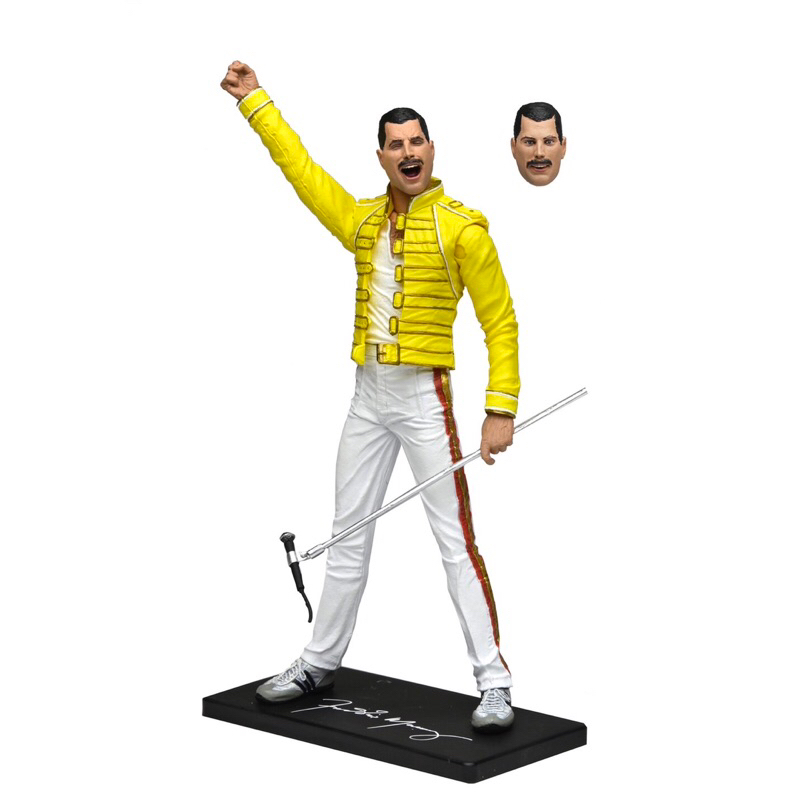 QUEEN Freddie Mercury (Yellow Jacket) Action Figure 18 cm