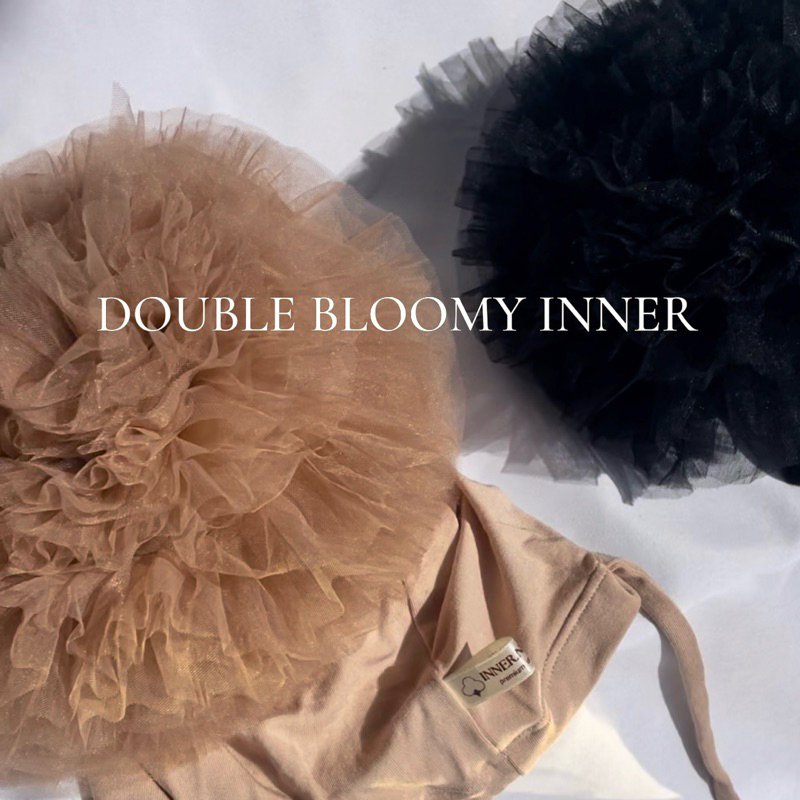 𝑵𝑬𝑾 𝑰𝑵! DOUBLE BLOMMY INNER ล็อตใหม่ อินเนอร์ติดปอมปอม สำเร็จ เนื้อผ้ามุ้งพรีเมี่ยม ฟู แน่น เป็นทรงสวย