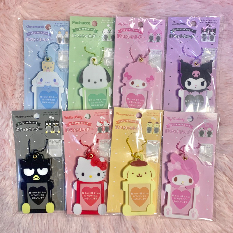 [มีโค้ดVDO❣️] พร้อมส่ง พวงกุญเเจใส่รูปไอดี ซานริโอ้ ID photo holder (Enjoy Idol)  ของเเท้หิ้วจากช็อปซานริโอ้ Japan 🇯🇵🎀