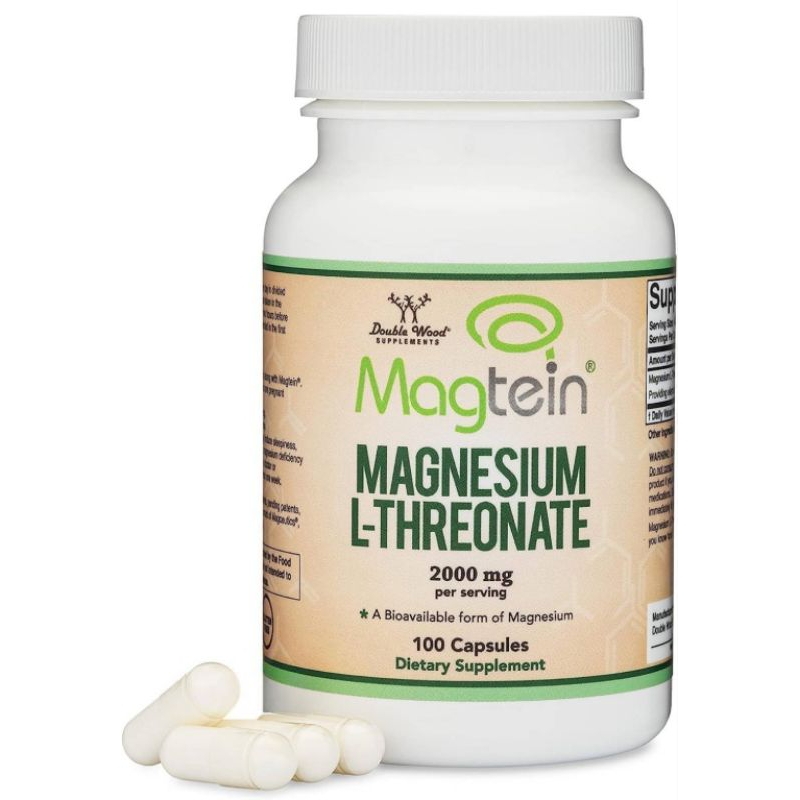 💥พร้อมส่ง💥Magtein-Magnesium L Threonate 2000 mg, 100 แคปซูล