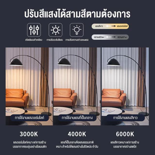 HiLite 🔥โคมไฟตั้งพื้น ikea lamps living room โคมไฟตั้ง โคมไฟตั้งพืัน โคมไฟ led หรี่แสงได้สามสี bed lamp โคมไฟทรงสูง