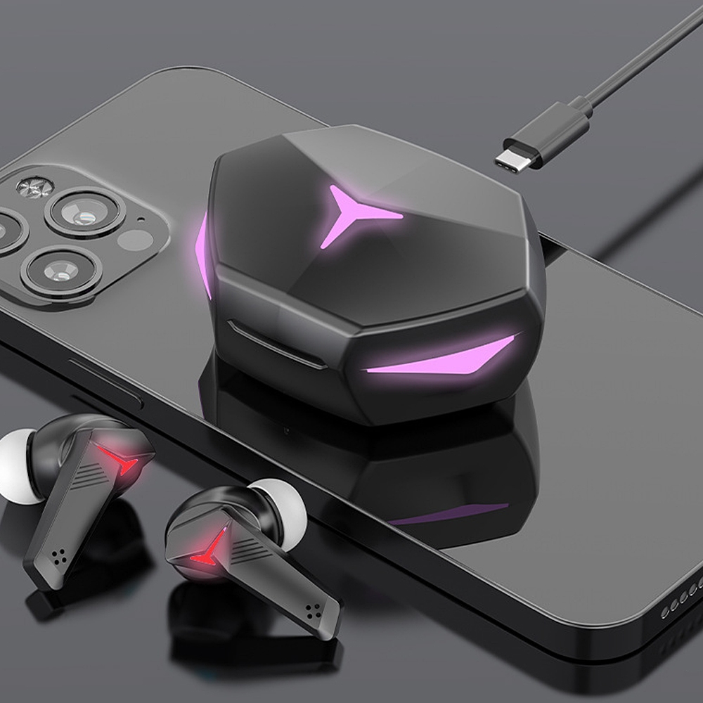 หูฟังบลูทูธ TWS T33 หูฟังไร้สายตัดเสียงรบกวนอัจฉริยะ บลูทูธ5.2 หูฟัง แสงไฟLEDพร้อมระบบสัมผัส รองรับฟ