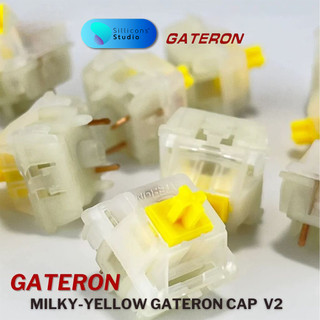 Milky-Yellow Gateron Cap V2 Switch Set