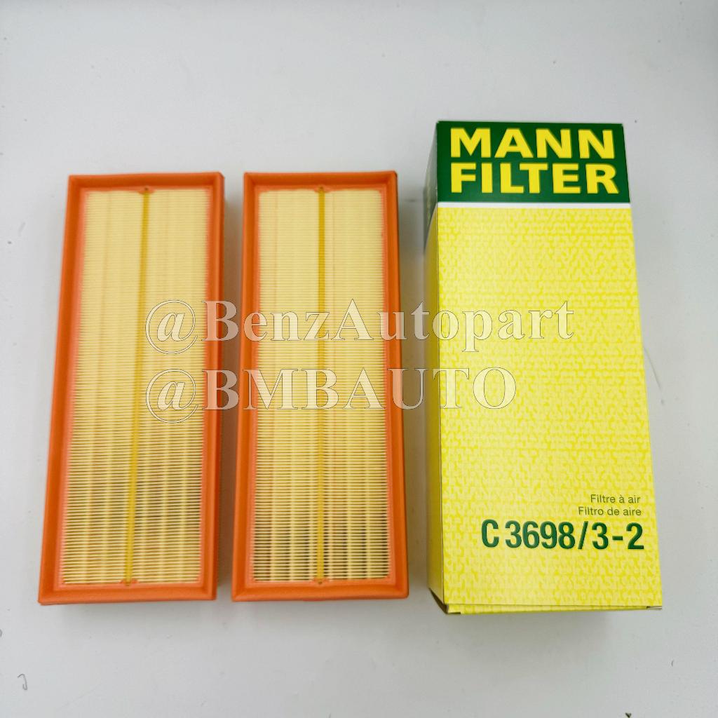 BENZ ไส้กรองอากาศ(คู่) (เครื่อง6สูบ M112 M113 M272 M273)  W203 W204 W211 W212 W207 W220 W221 W209 ยี