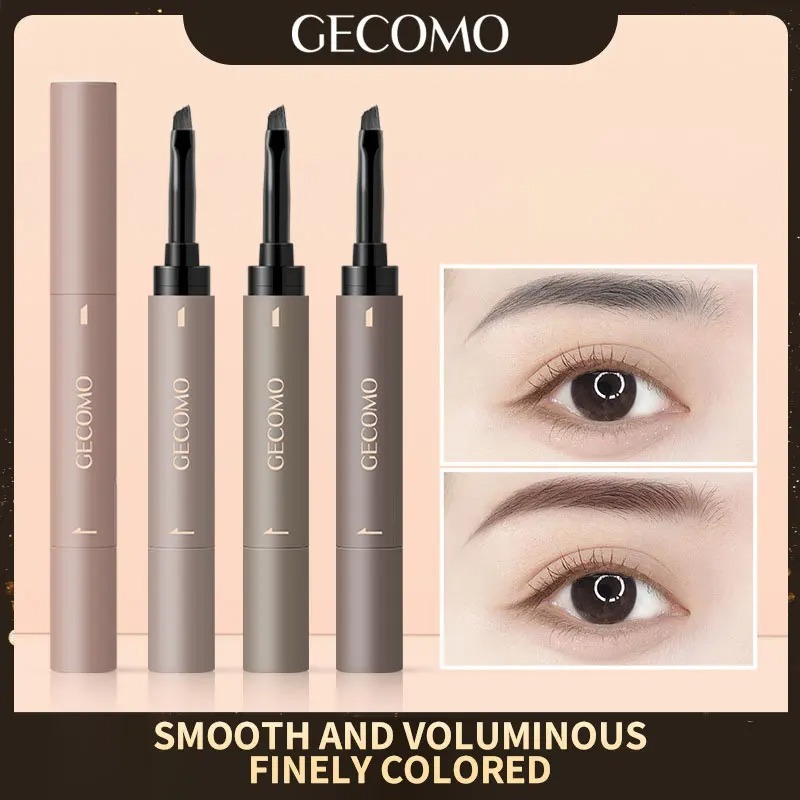 GECOMO เจลเขียนคิ้วกันน้ำ เนื้อครีม เนื้อดี สีชัด เขียนง่าย ติดทน คิ้วสวยเป๊ะปังตลอดวัน