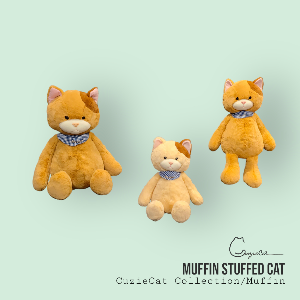 ตุ๊กตาแมวเหมียวมัฟฟินสินค้าลิขสิทธิ์แท้จากแบรนด์คิวซี่แคท CuzieCat Muffin Stuffed Animal by CuzieCat