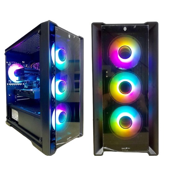 💥 ประกอบใหม่ คอมเล่นเกมส์ ทำงาน 💥 CPU I7 2600 K + GTX 1050 TI 4GB + Ram 16 GB + SSD 256 GB + HHD 500