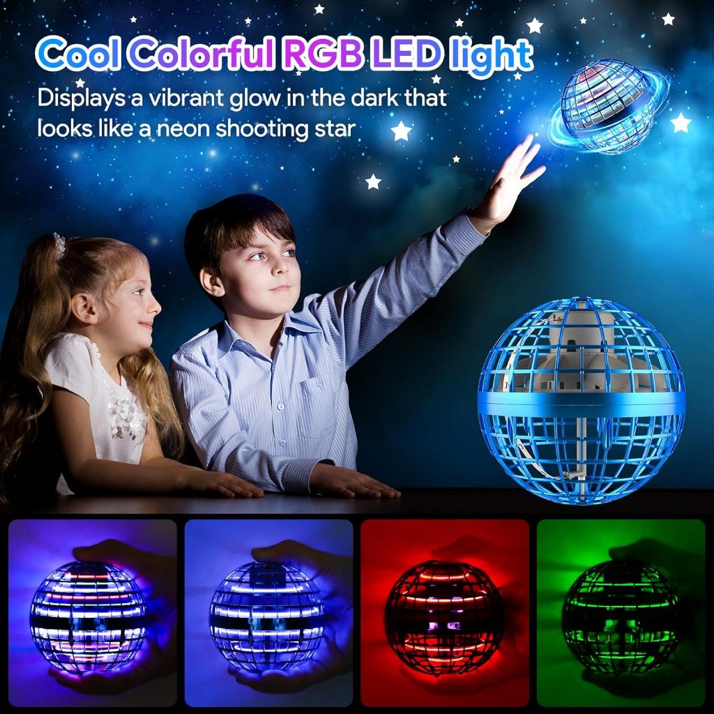 ⚡จัดส่งใน 24 ชั่วโมง⚡Flynova Pro UFO ลูกบอลบินวิเศษ ฟลายอิ้ง ลูกบอลหมุน ลูกบอลเสียงหึ่งๆ LED หมุนได้ - รูปที่ 2