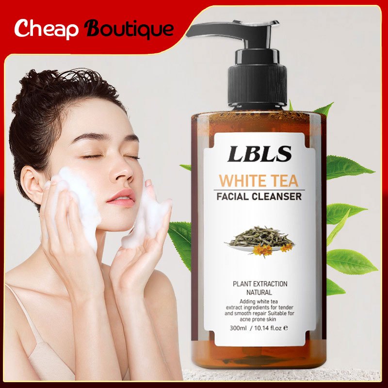 LBLS เจลล้างหน้าชาขาว สูตรอ่อนโยนไม่มีน้ำหอม White Tea Facial Cleanser 300ml-1505